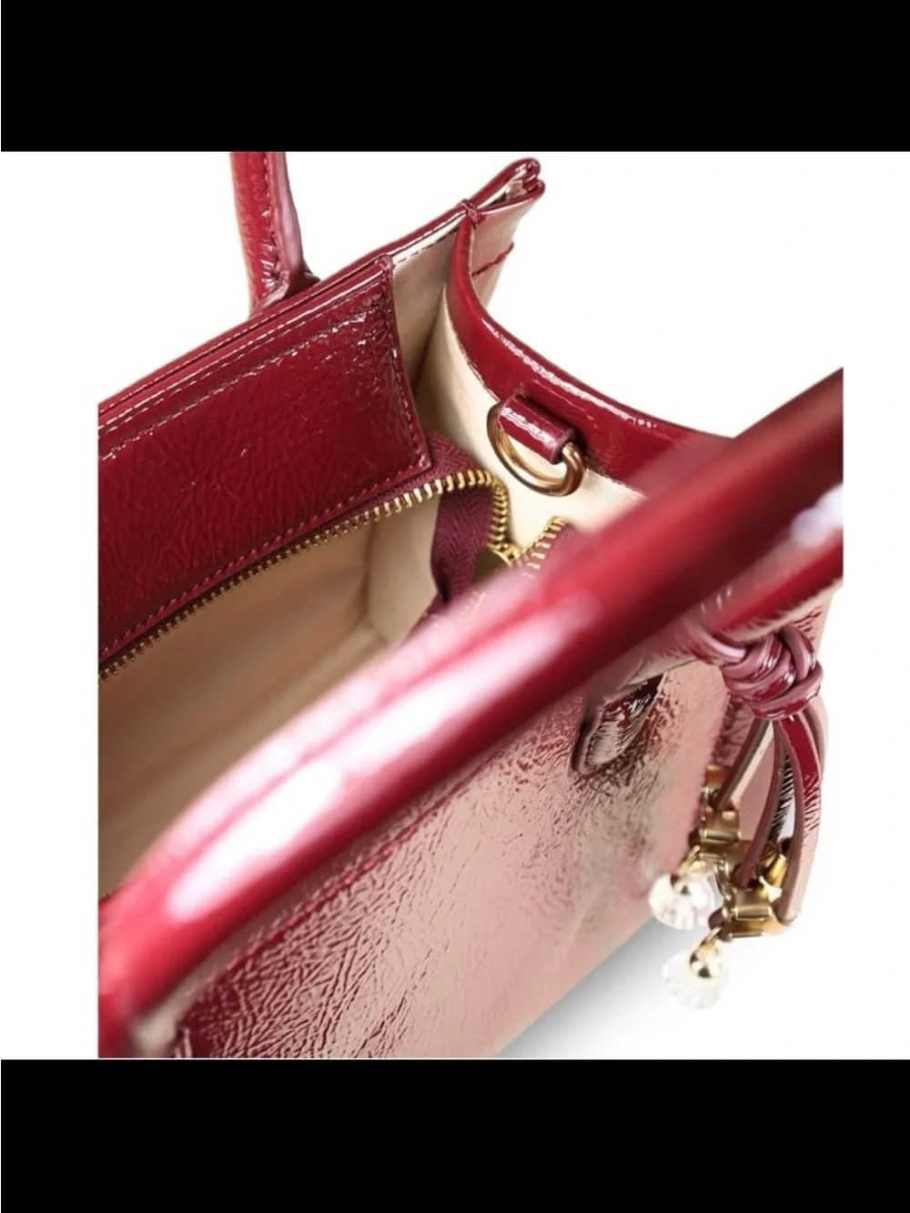 NWT Sam Edelman holiday small satchel bag color Bordeaux